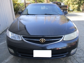 2000 TOYOTA SOLARA SLE BLACK 3.0L AT Z16242